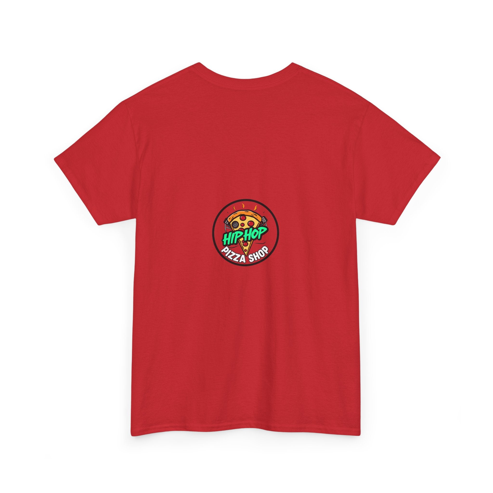 Hip Hop Pizza Shop T-Shirt — Retro DJ Pizza Graphic Tee