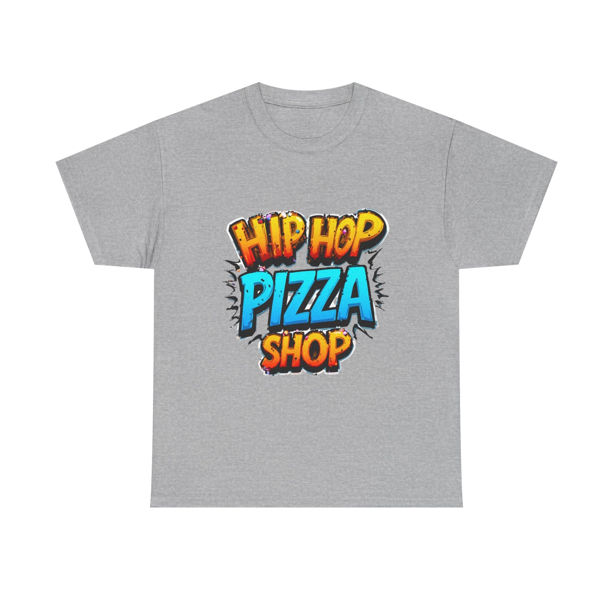 Hip Hop Pizza Shop T-Shirt — Retro Graffiti Logo Tee