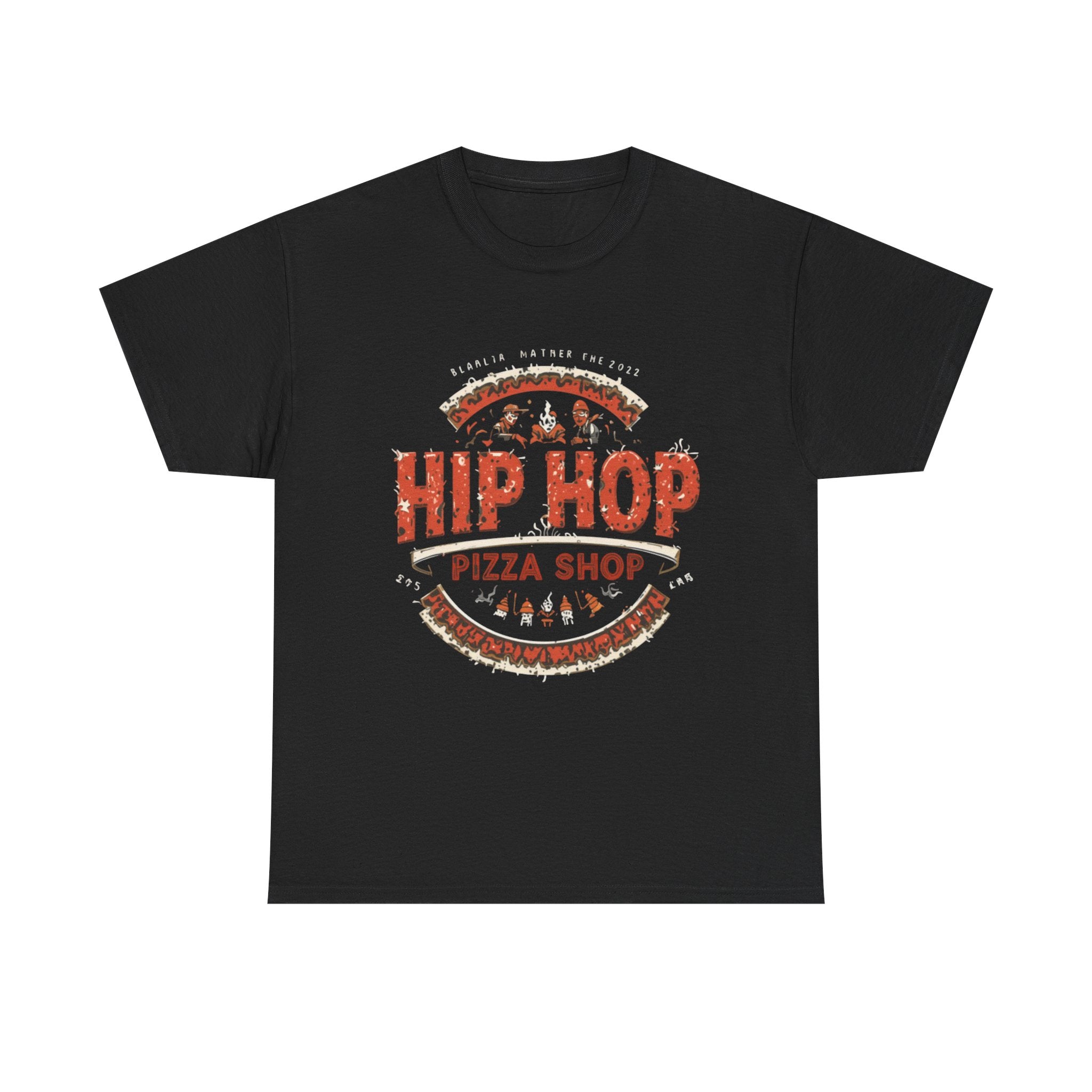 Pizza Shop Logo T‑Shirt — "Hip Hop Pizza Shop" Vintage Style Tee