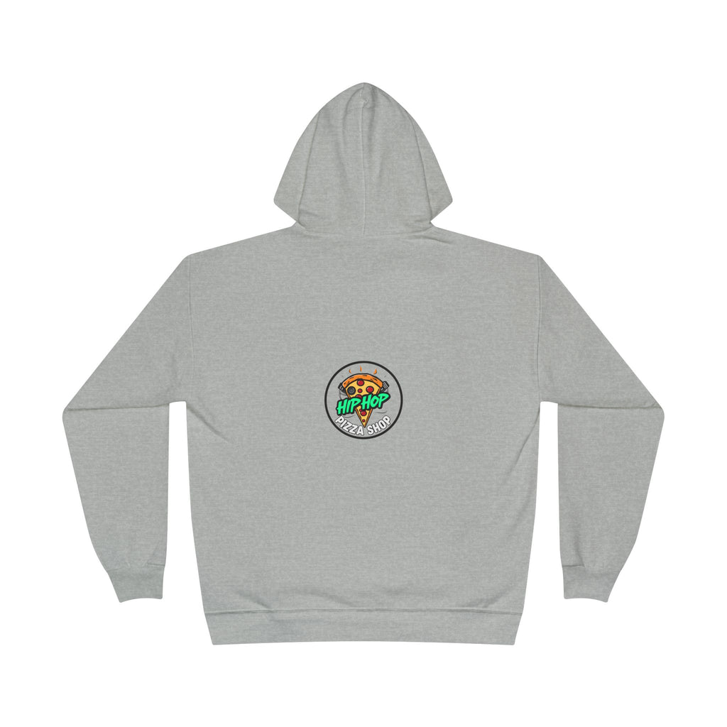 Hip Hop Pizza Shop Hoodie — Retro Pizza Logo Pullover