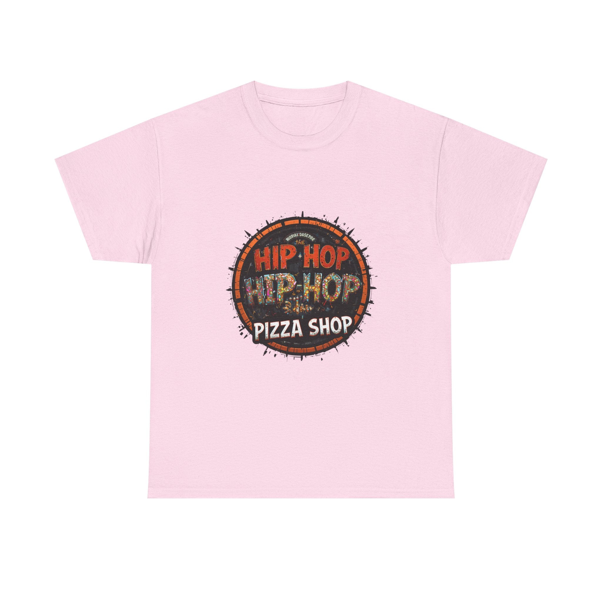 Hip Hop Pizza Shop T-Shirt — Retro Urban Logo Tee