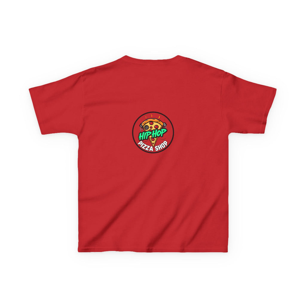 Kids Tee — Retro Pop Art Superhero Girl Running Graphic