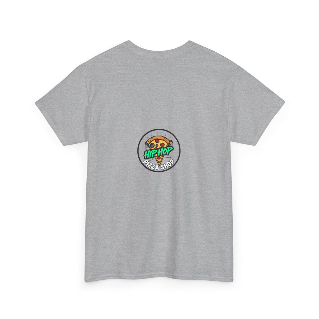 Hip Hop Pizza T-Shirt — Retro Street Style Graphic Tee