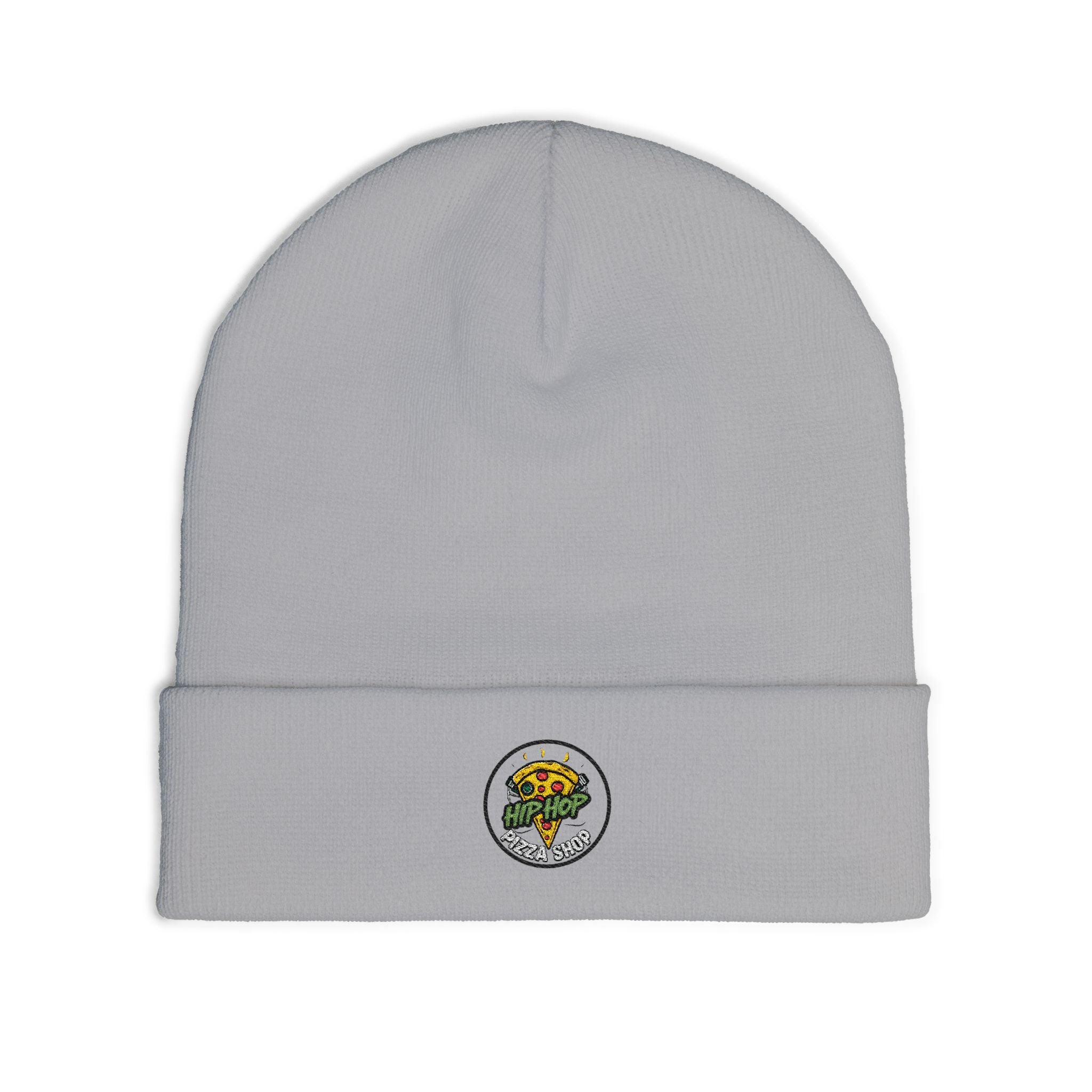 Embroidered Sunflower Bouquet Knit Beanie