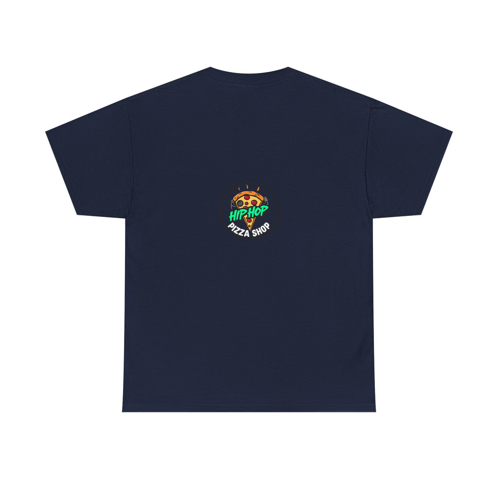 Hip Hop Pizza Shop T-Shirt — Retro Comic Pizza Logo Tee