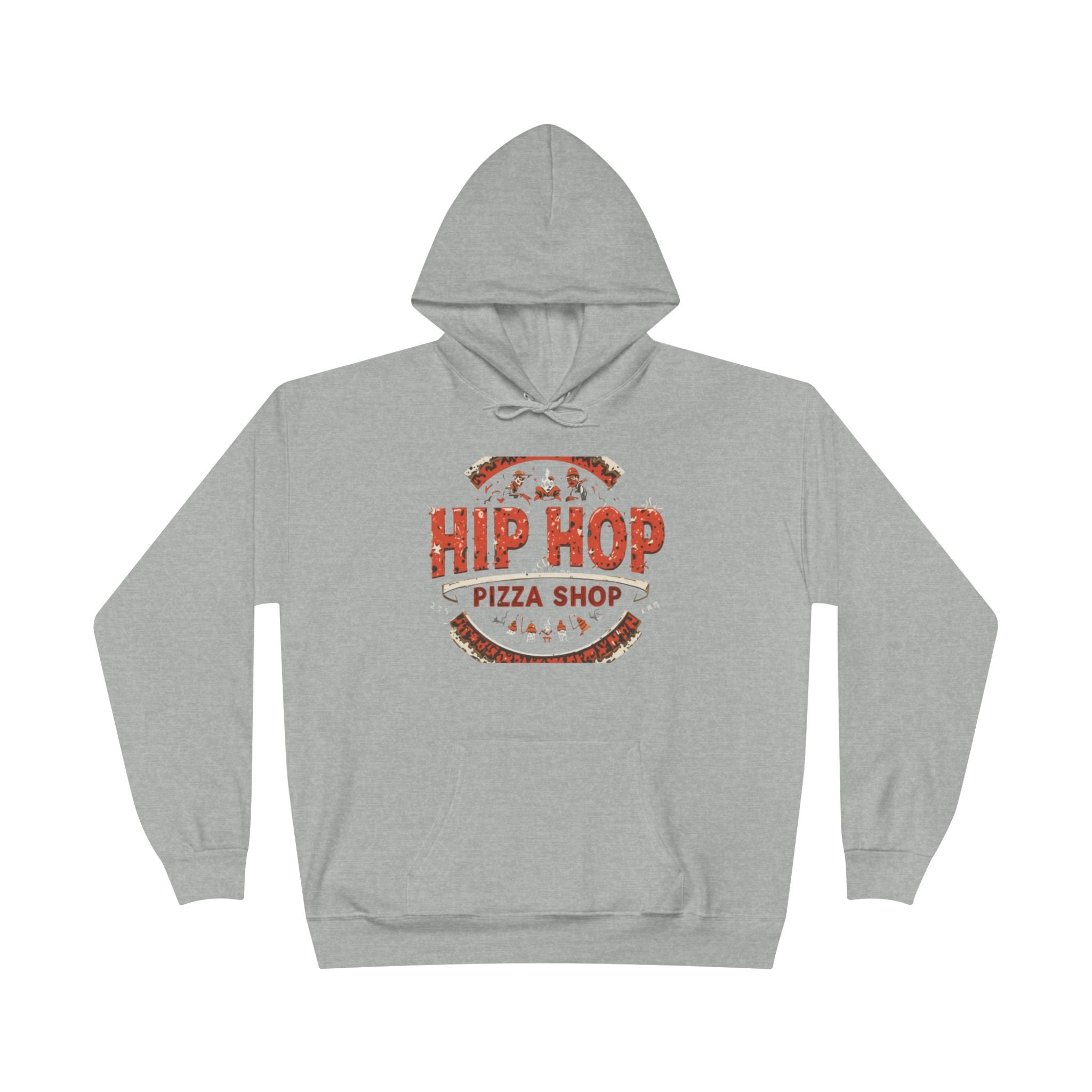 Pizza Shop Hoodie — "Hip Hop" Vintage Pizzeria Pullover