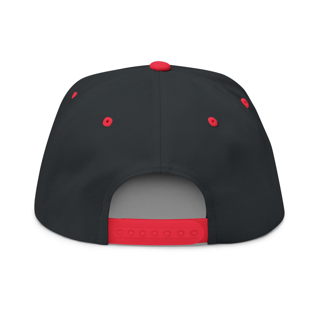 Pizza Slice Patch Flat Bill Cap — Hip Hop Pizza Embroidered Snapback