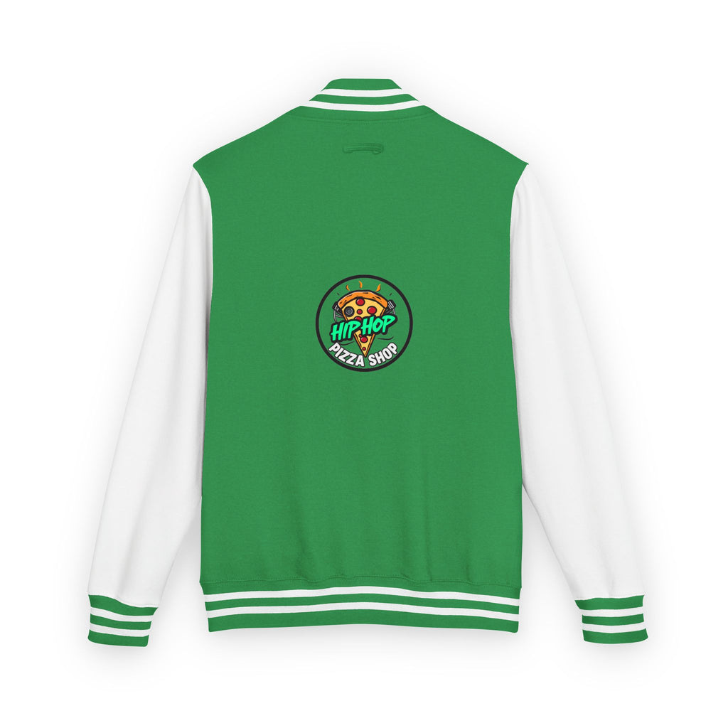 Letterman Jacket - 'Hip Hop Pizza Shop' Retro Varsity Bomber