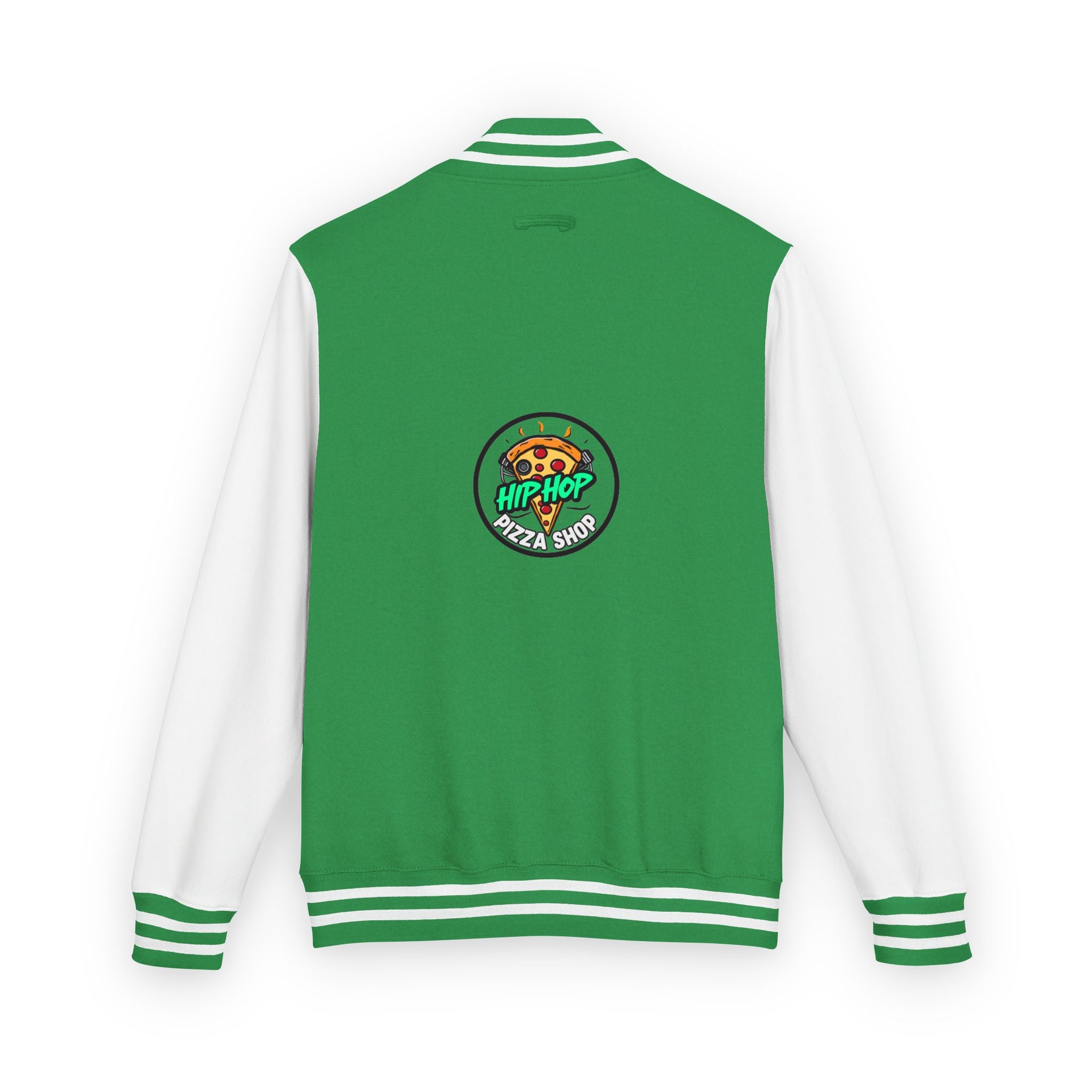 Letterman Jacket - 'Hip Hop Pizza Shop' Retro Varsity Bomber