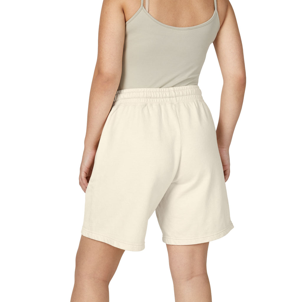 Lightweight Garment-Dyed Fleece Sweat Shorts — Retro Surf Patch