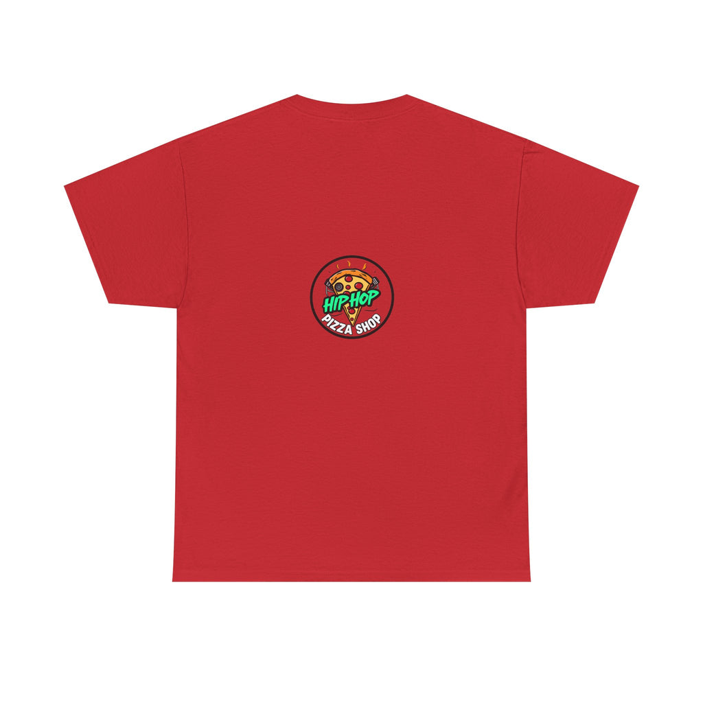 Hip Hop Pizza Shop T-Shirt — Retro DJ Pizza Graphic Tee