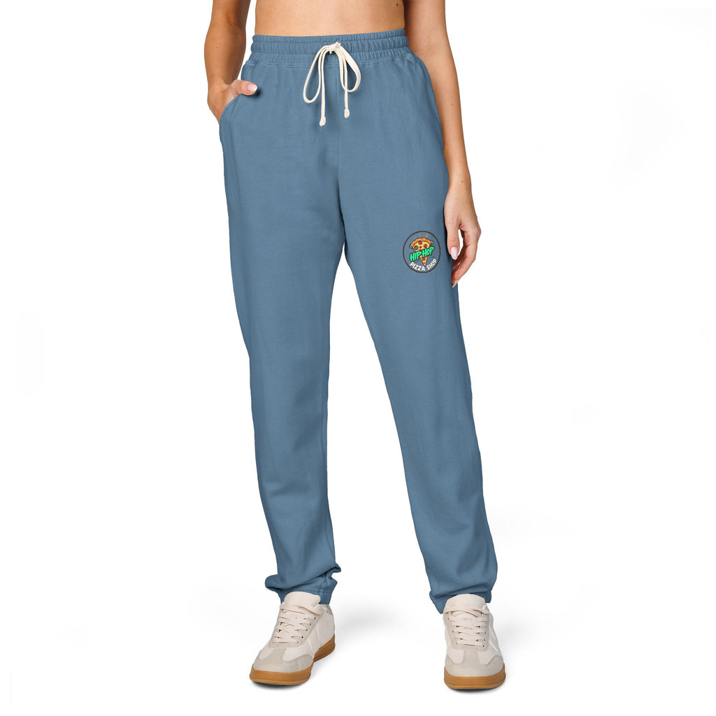 Ember Pine Cozy Sweatpants — Forest Graphic Fleece Joggers