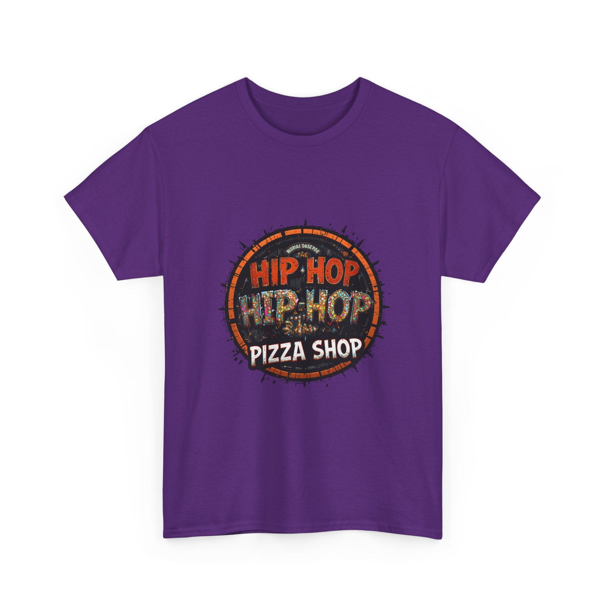 Hip Hop Pizza Shop T-Shirt — Retro Urban Logo Tee