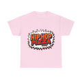 Hip Hop Pizza Tee — Retro Comic Logo Graphic T-Shirt