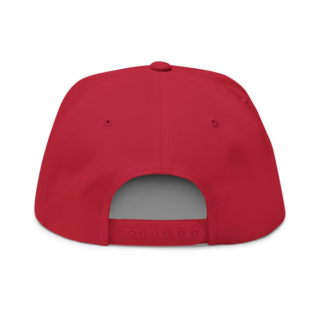 Pizza Slice Patch Flat Bill Cap — Hip Hop Pizza Embroidered Snapback