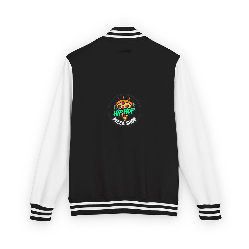 Letterman Jacket - 'Hip Hop Pizza Shop' Retro Varsity Bomber