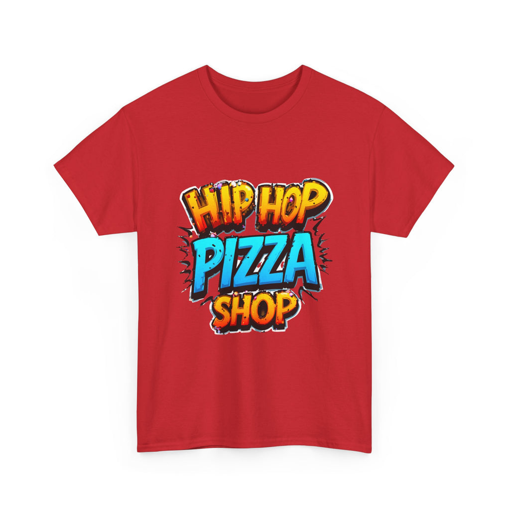 Hip Hop Pizza Shop T-Shirt — Retro Graffiti Logo Tee