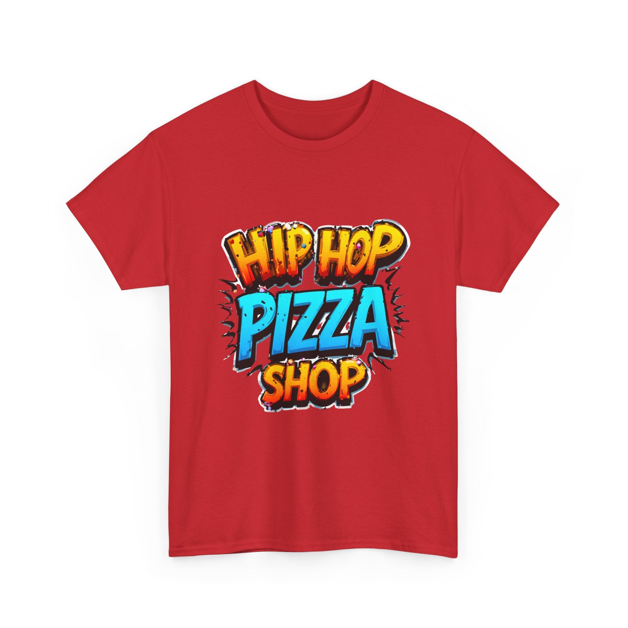 Hip Hop Pizza Shop T-Shirt — Retro Graffiti Logo Tee