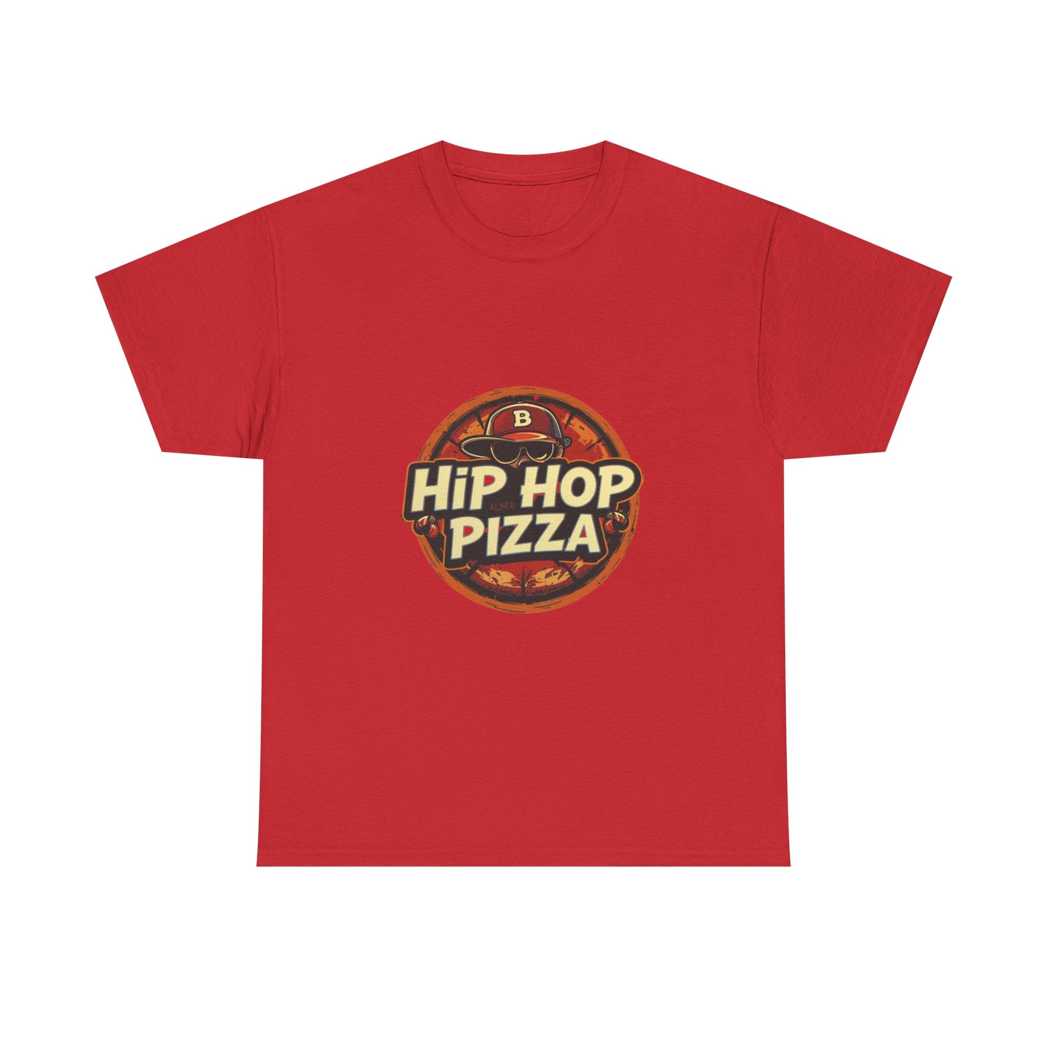 T-Shirt — "Hip Hop Pizza" Retro Logo Tee