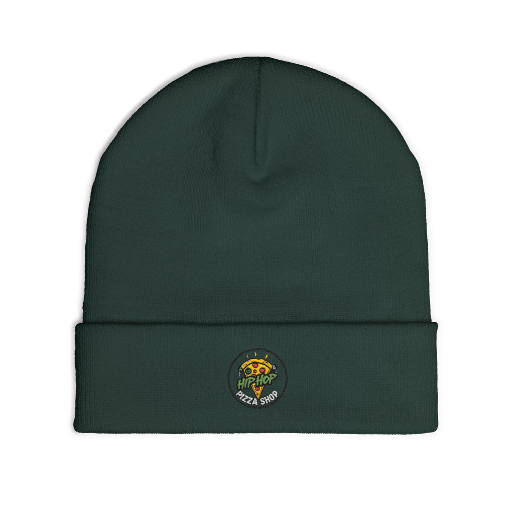 Embroidered Sunflower Bouquet Knit Beanie