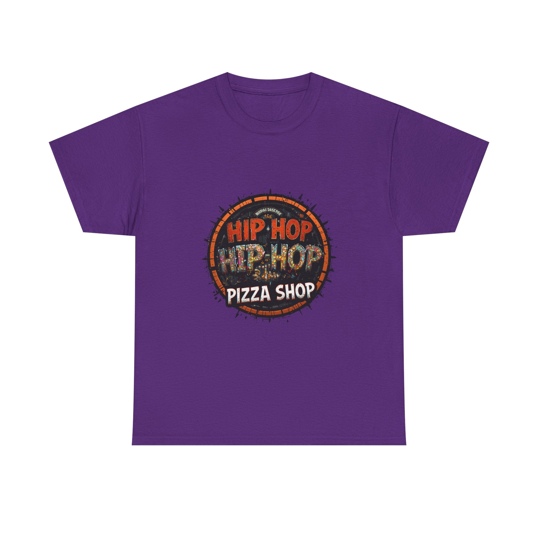 Hip Hop Pizza Shop T-Shirt — Retro Urban Logo Tee