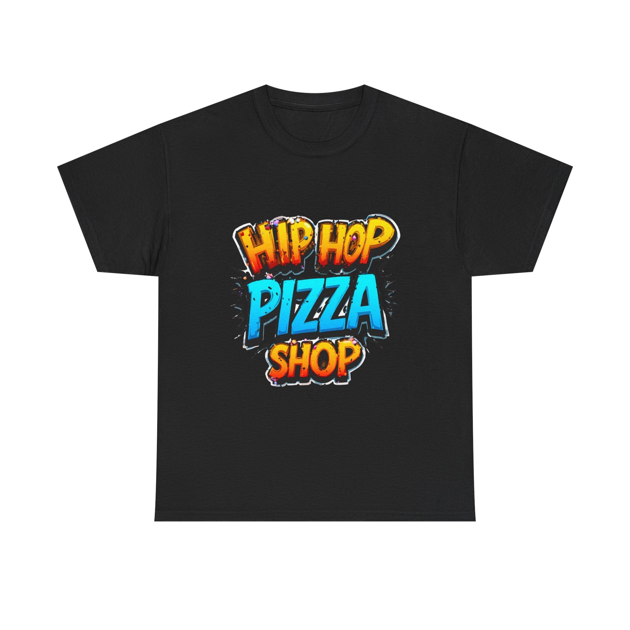Hip Hop Pizza Shop T-Shirt — Retro Graffiti Logo Tee