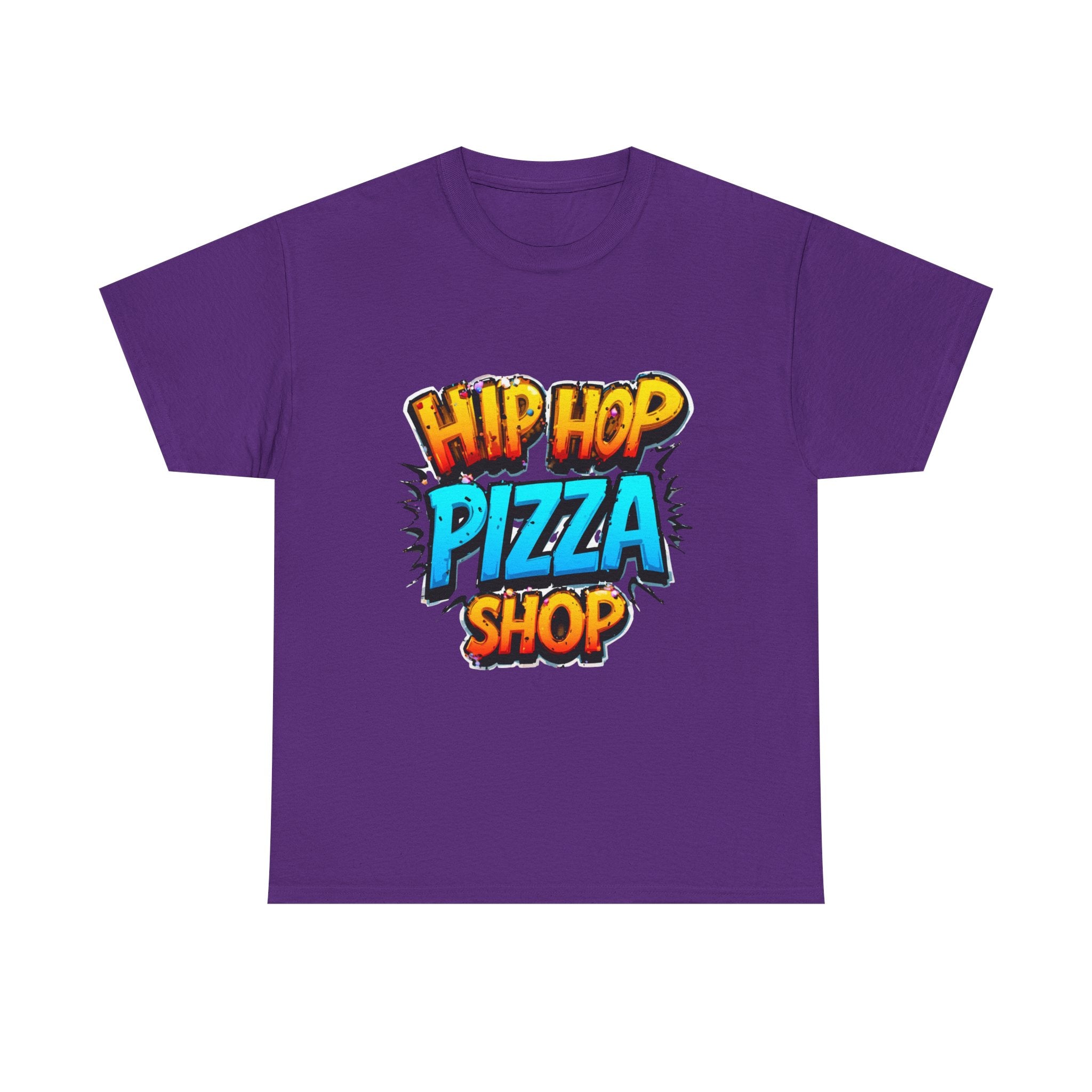 Hip Hop Pizza Shop T-Shirt — Retro Graffiti Logo Tee