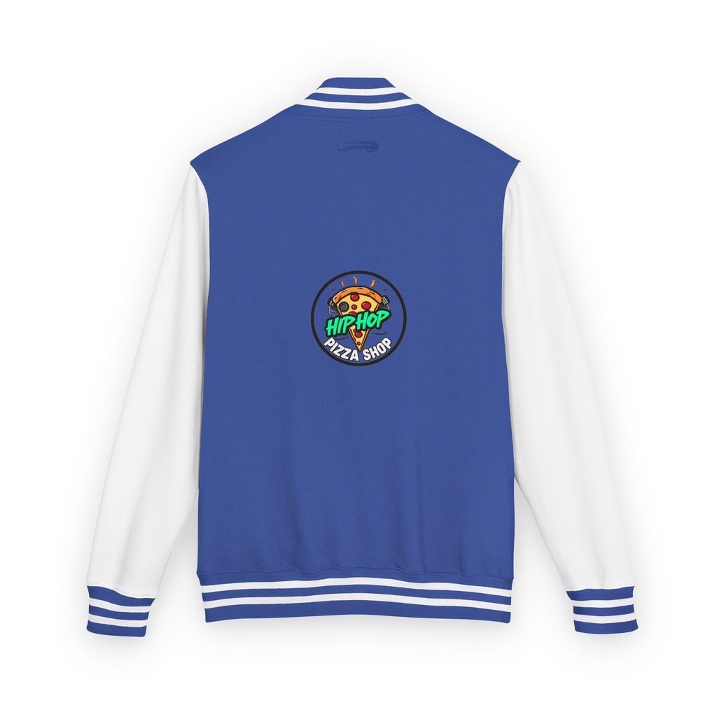 Letterman Jacket - 'Hip Hop Pizza Shop' Retro Varsity Bomber