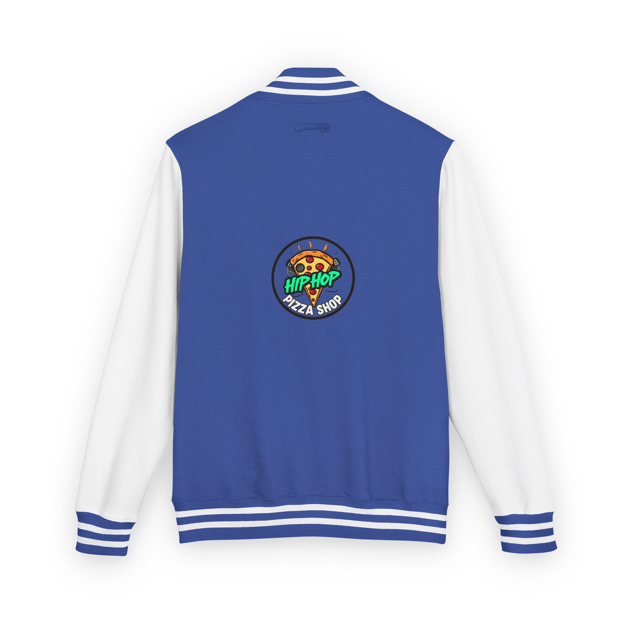 Letterman Jacket - 'Hip Hop Pizza Shop' Retro Varsity Bomber