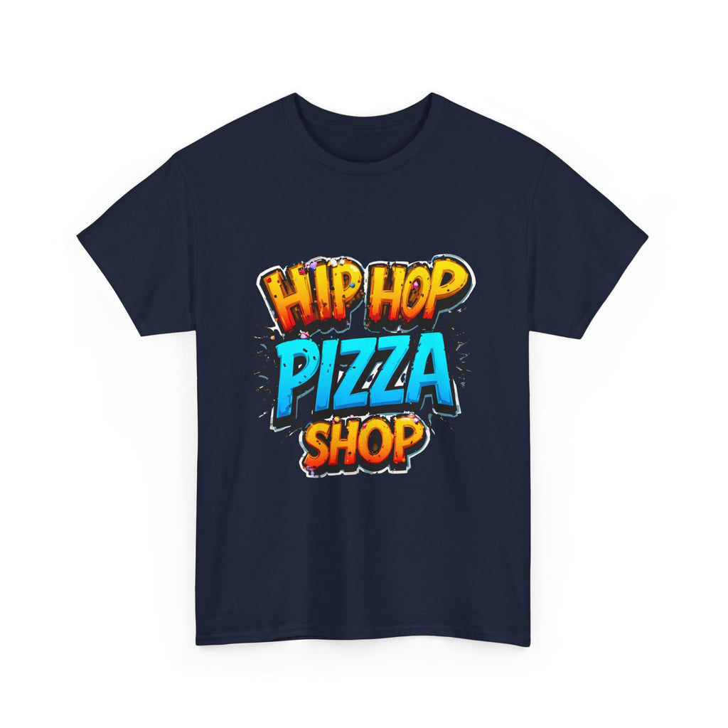 Hip Hop Pizza Shop T-Shirt — Retro Graffiti Logo Tee