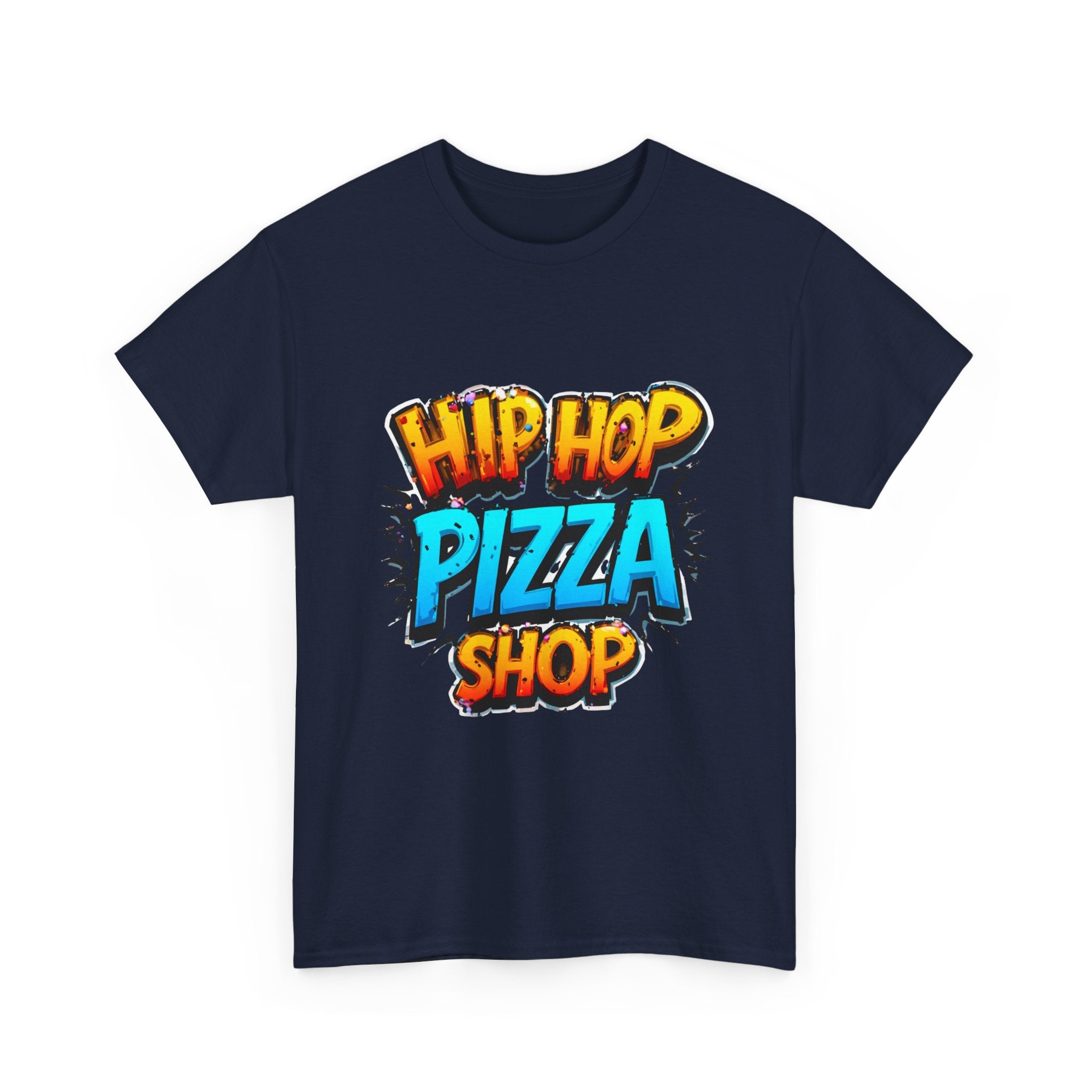 Hip Hop Pizza Shop T-Shirt — Retro Graffiti Logo Tee