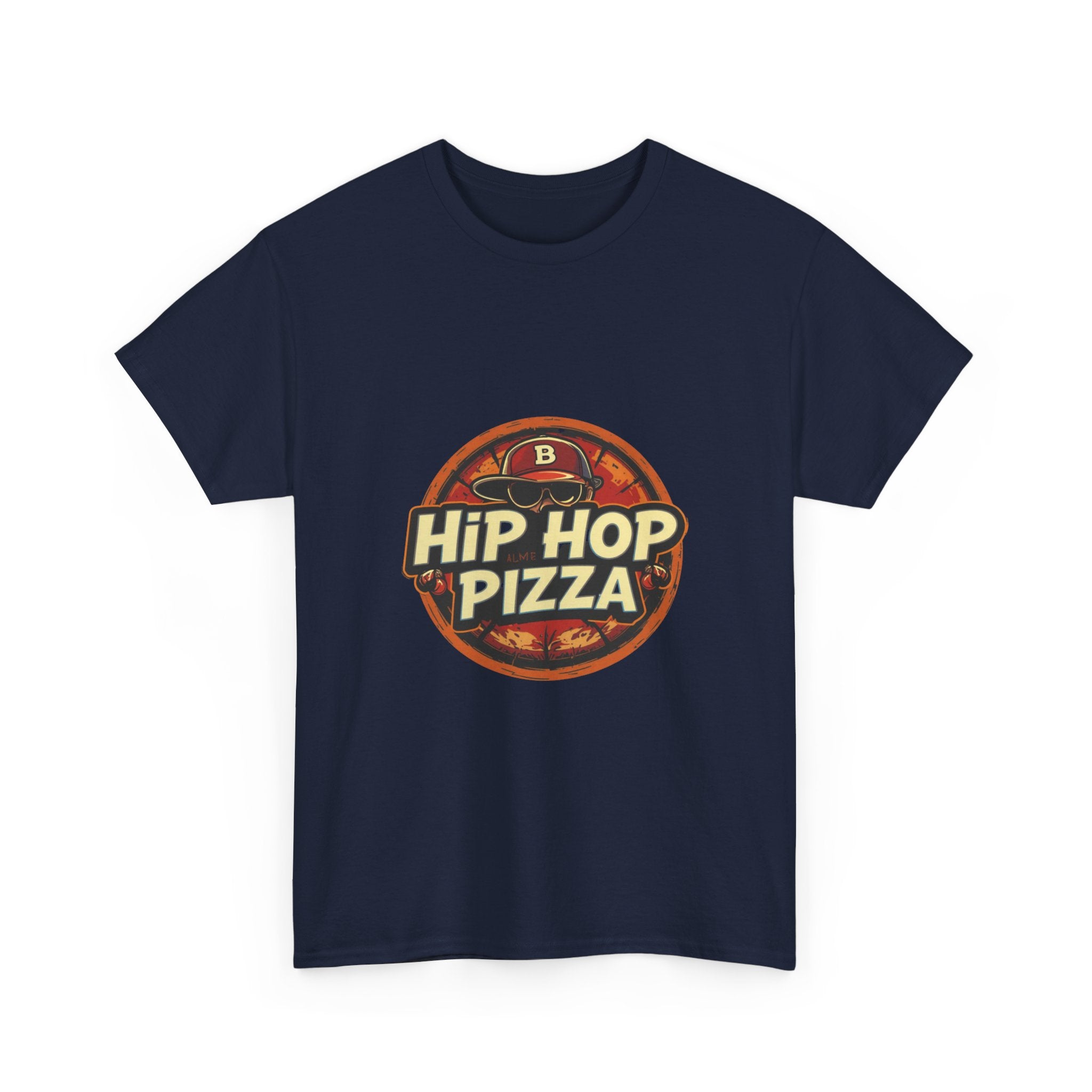 T-Shirt — "Hip Hop Pizza" Retro Logo Tee