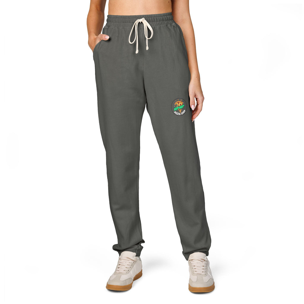 Ember Pine Cozy Sweatpants — Forest Graphic Fleece Joggers