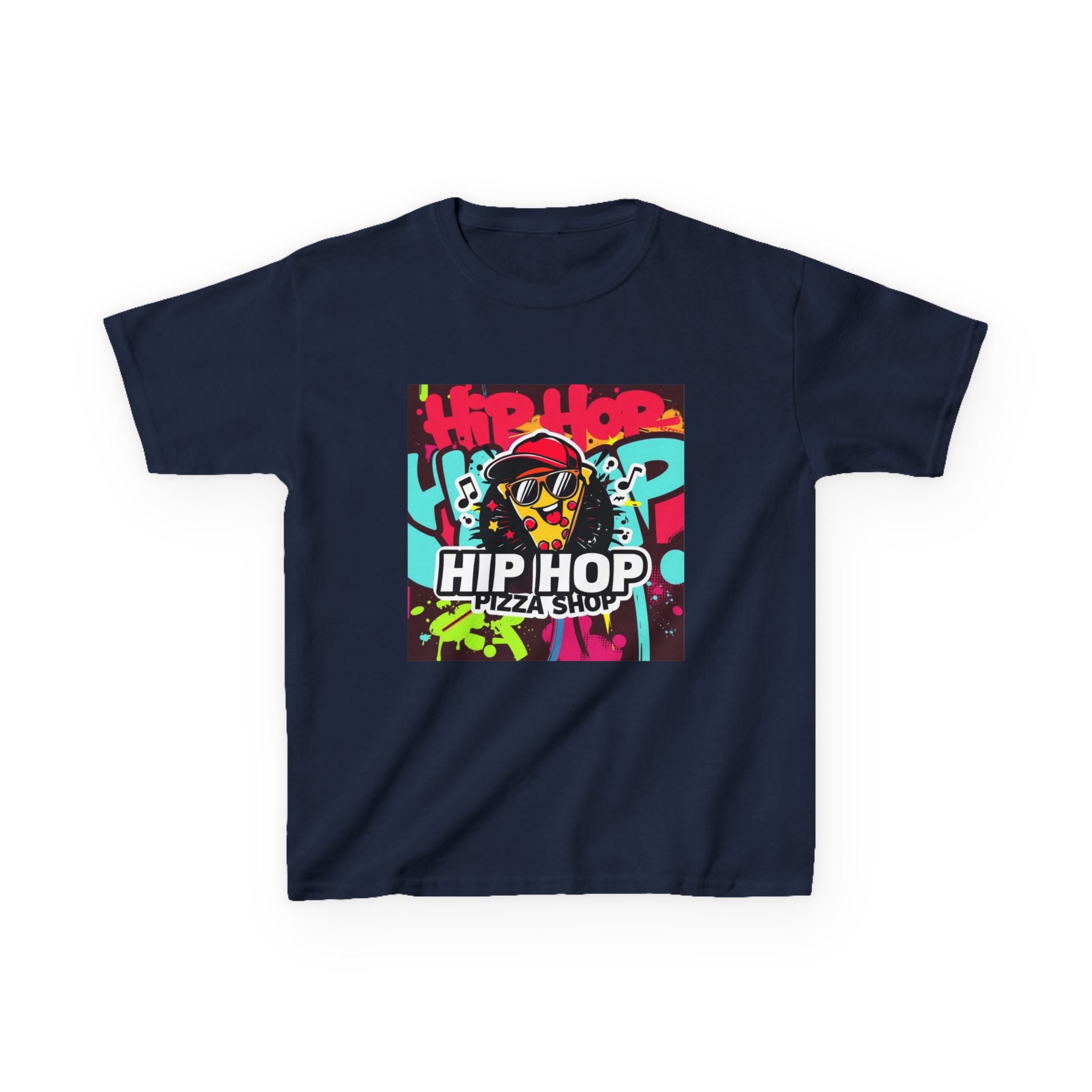 Kids Hip Hop Pizza Shop T-Shirt — Urban Graffiti Skate Tee