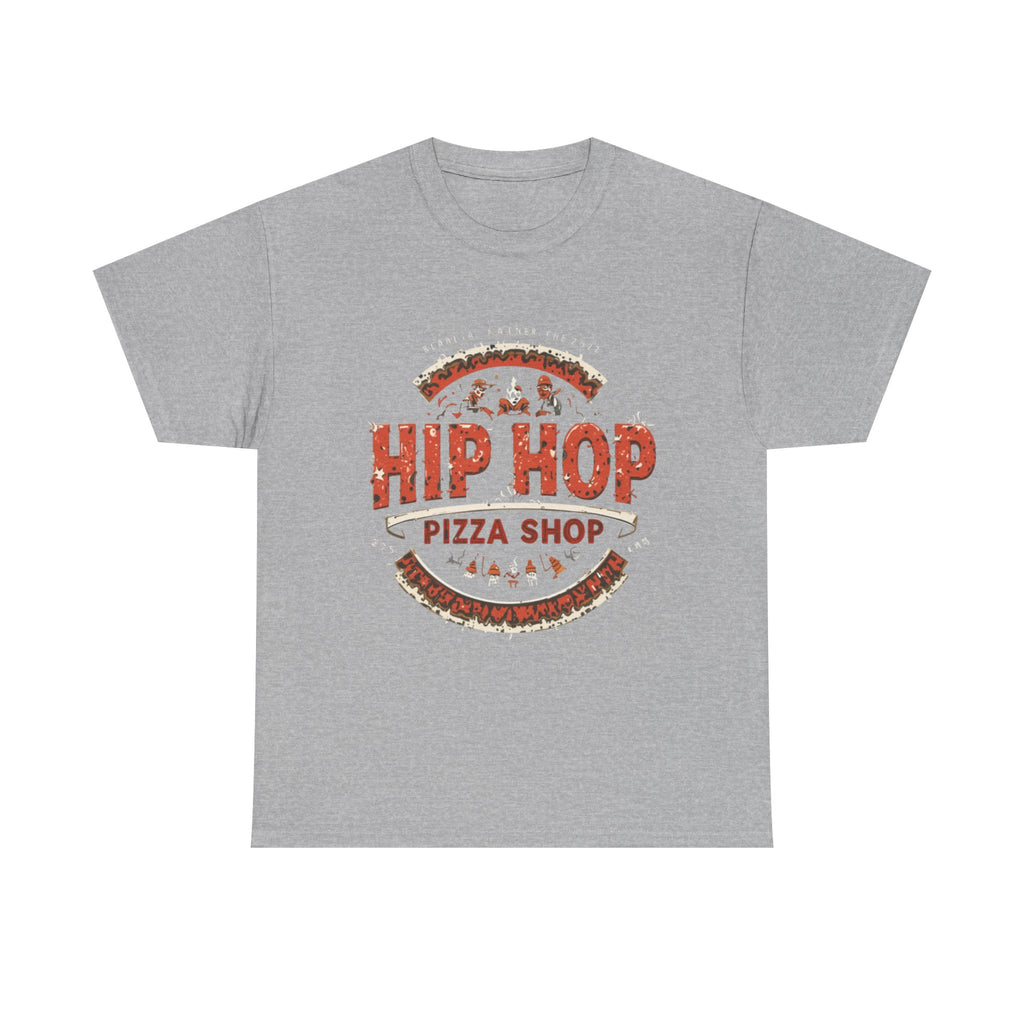 Pizza Shop Logo T‑Shirt — "Hip Hop Pizza Shop" Vintage Style Tee