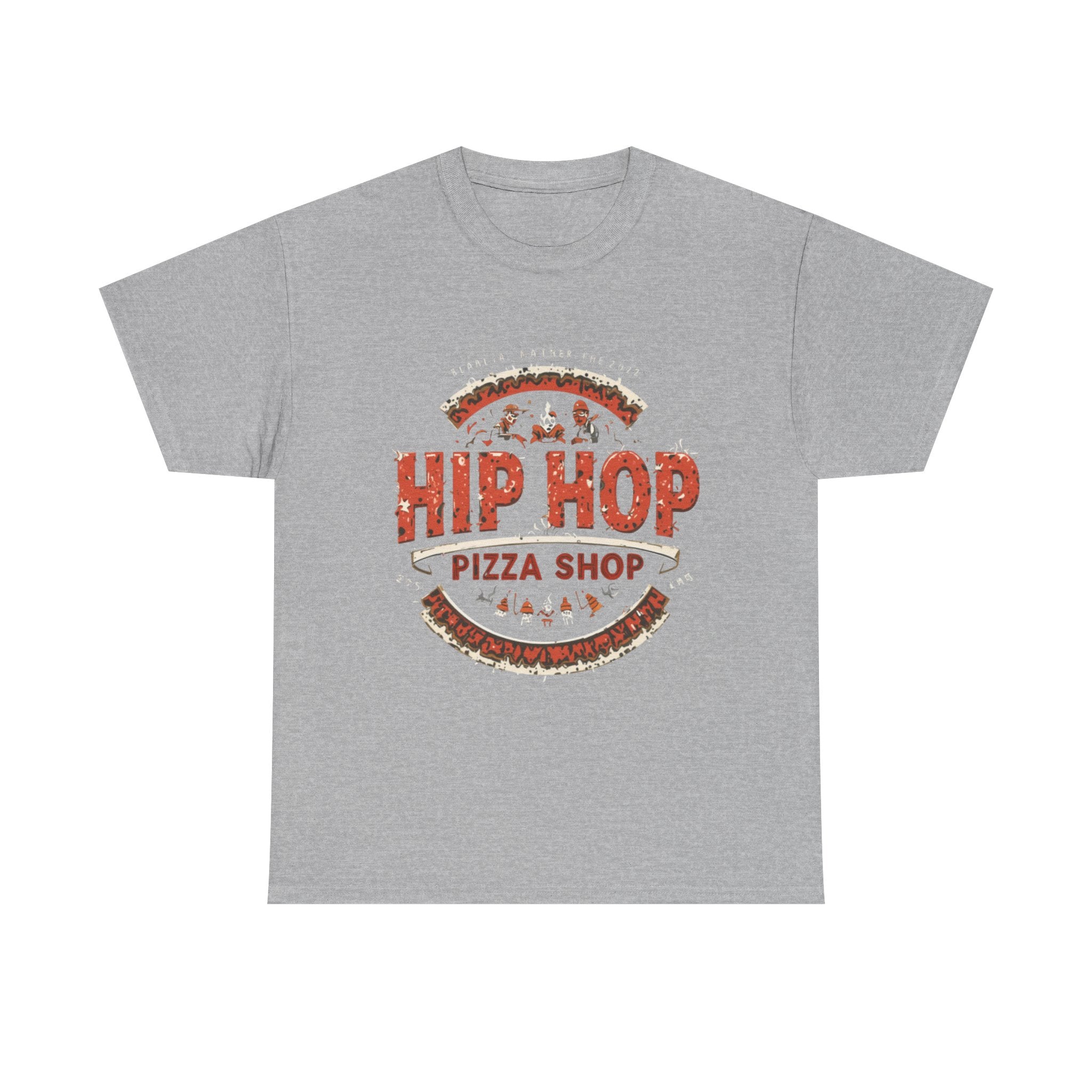 Pizza Shop Logo T‑Shirt — "Hip Hop Pizza Shop" Vintage Style Tee