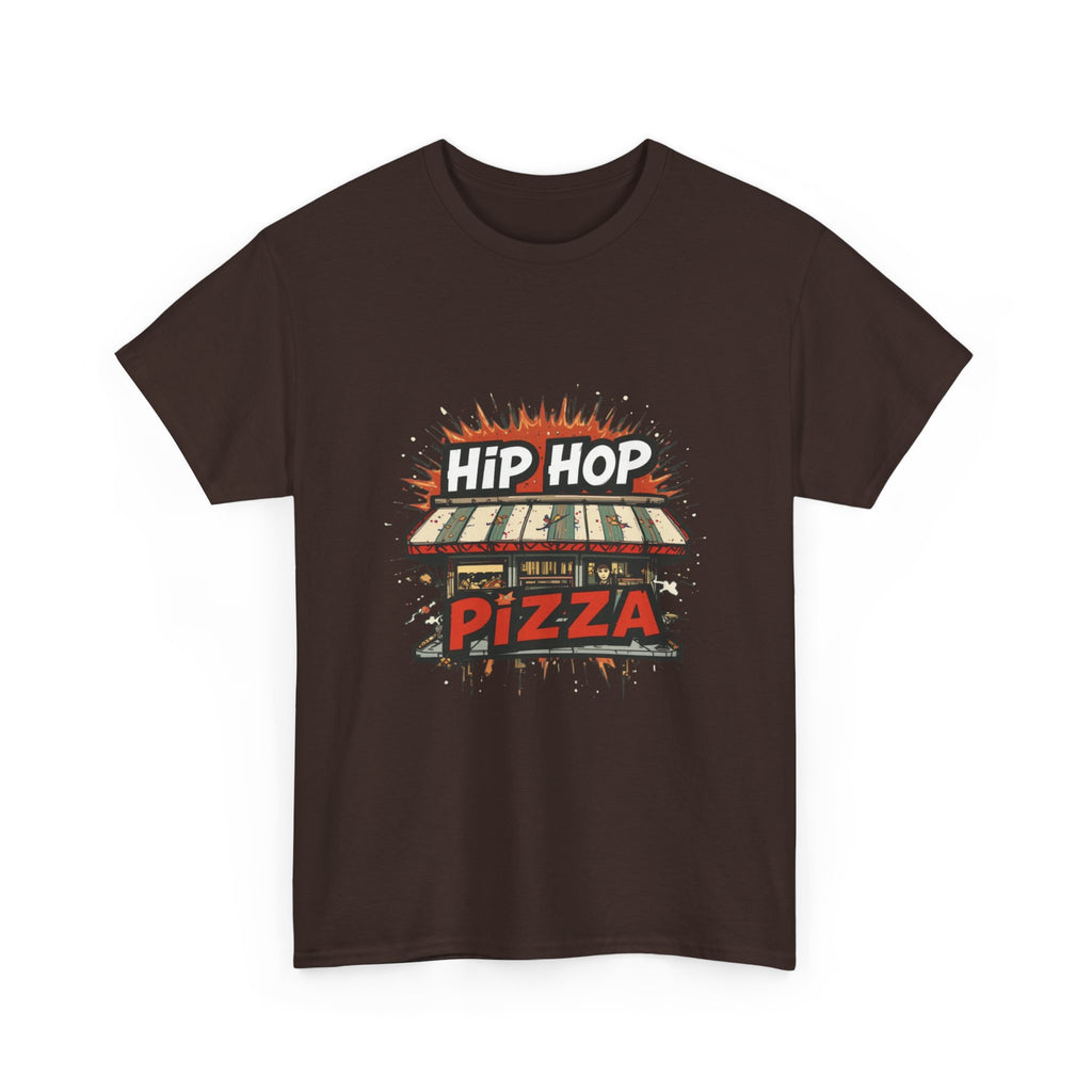 Hip Hop Pizza T-Shirt — Retro Street Style Graphic Tee