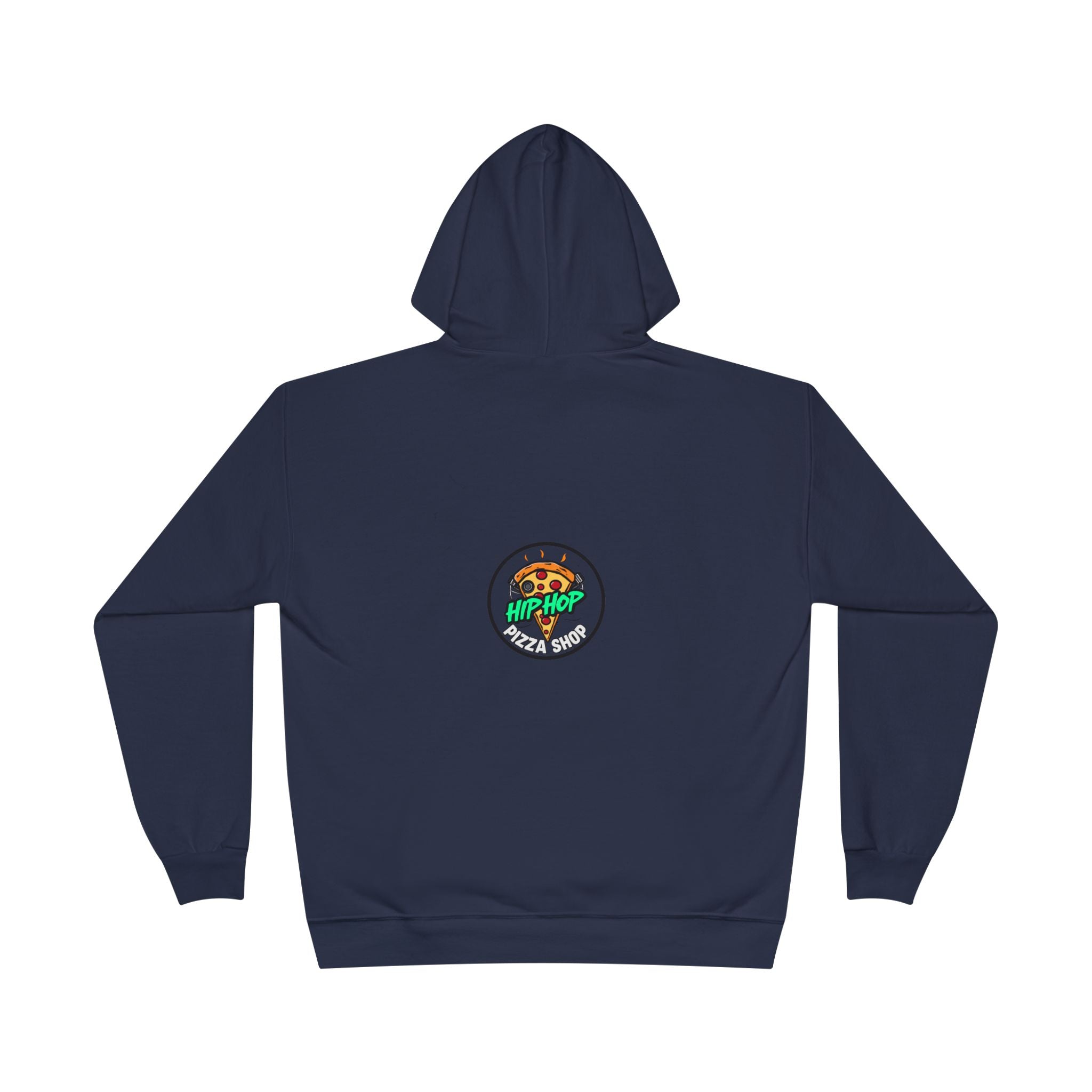 Hip Hop Pizza Hoodie — Retro Pizza Shop Graphic Pullover