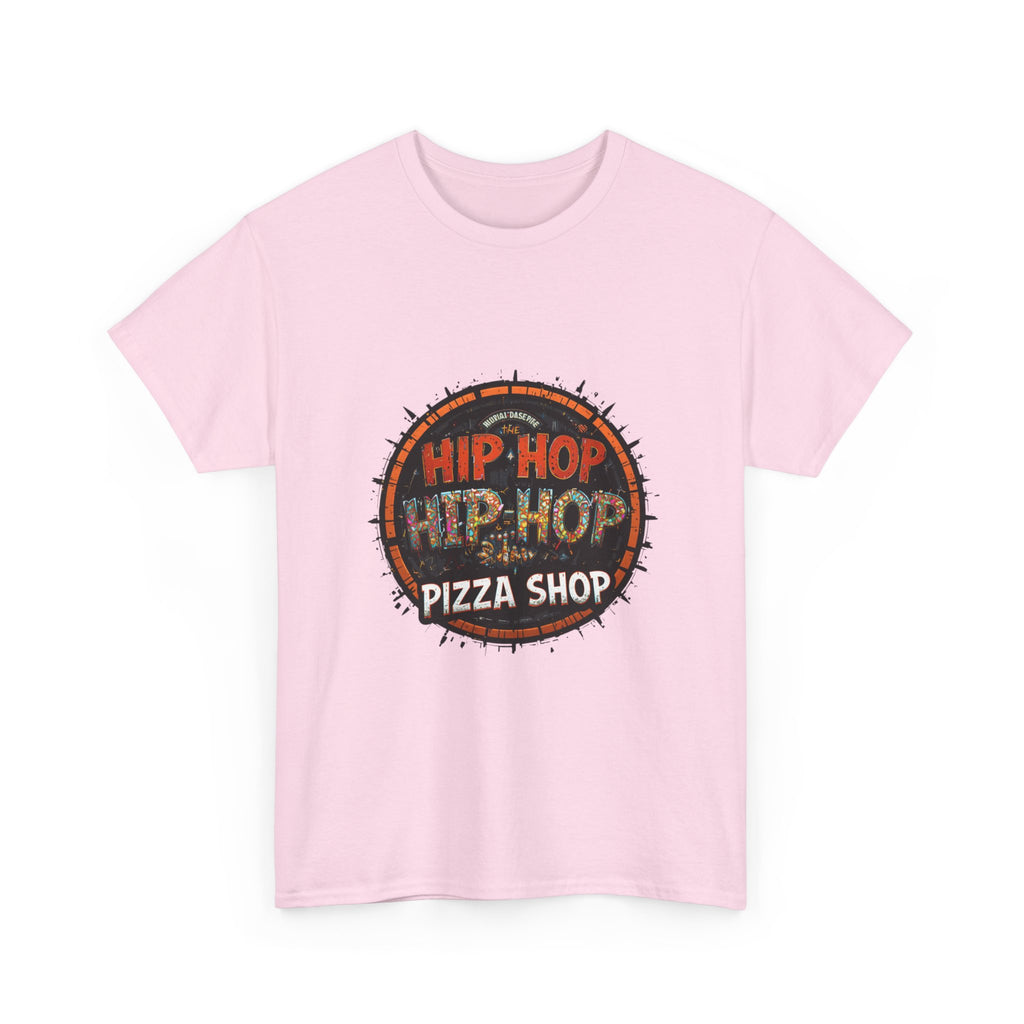 Hip Hop Pizza Shop T-Shirt — Retro Urban Logo Tee
