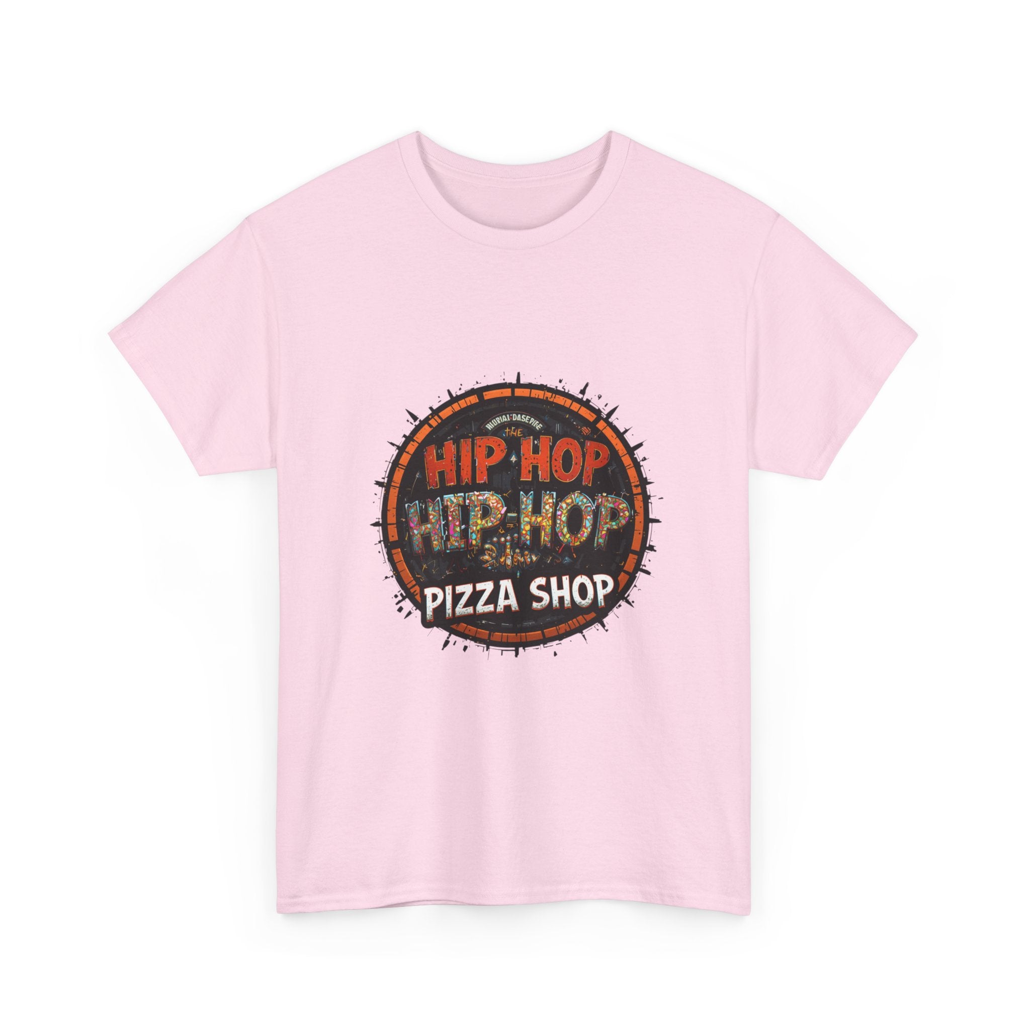 Hip Hop Pizza Shop T-Shirt — Retro Urban Logo Tee