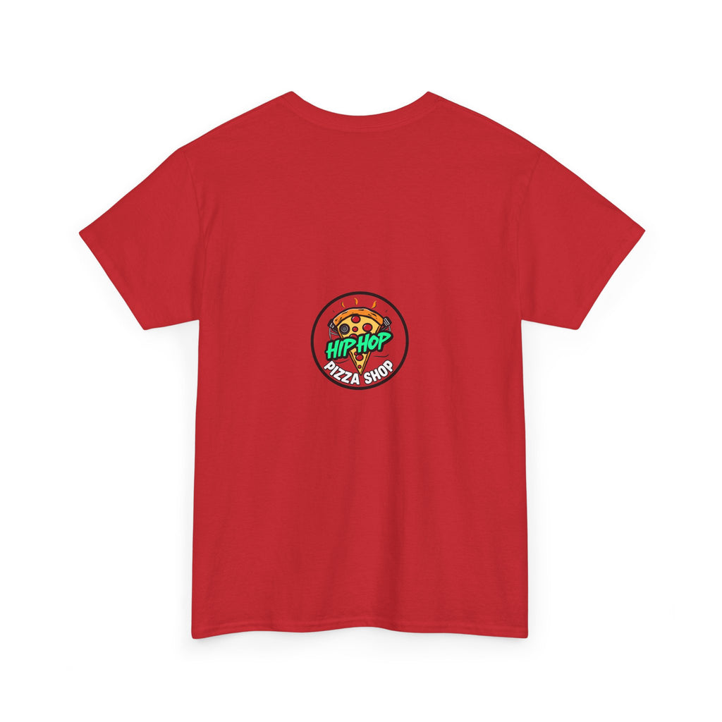 Hip Hop Pizza Shop T-Shirt — Retro Boombox Pizza Graphic Tee