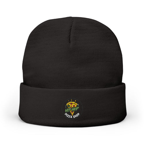 Embroidered Sunflower Bouquet Knit Beanie