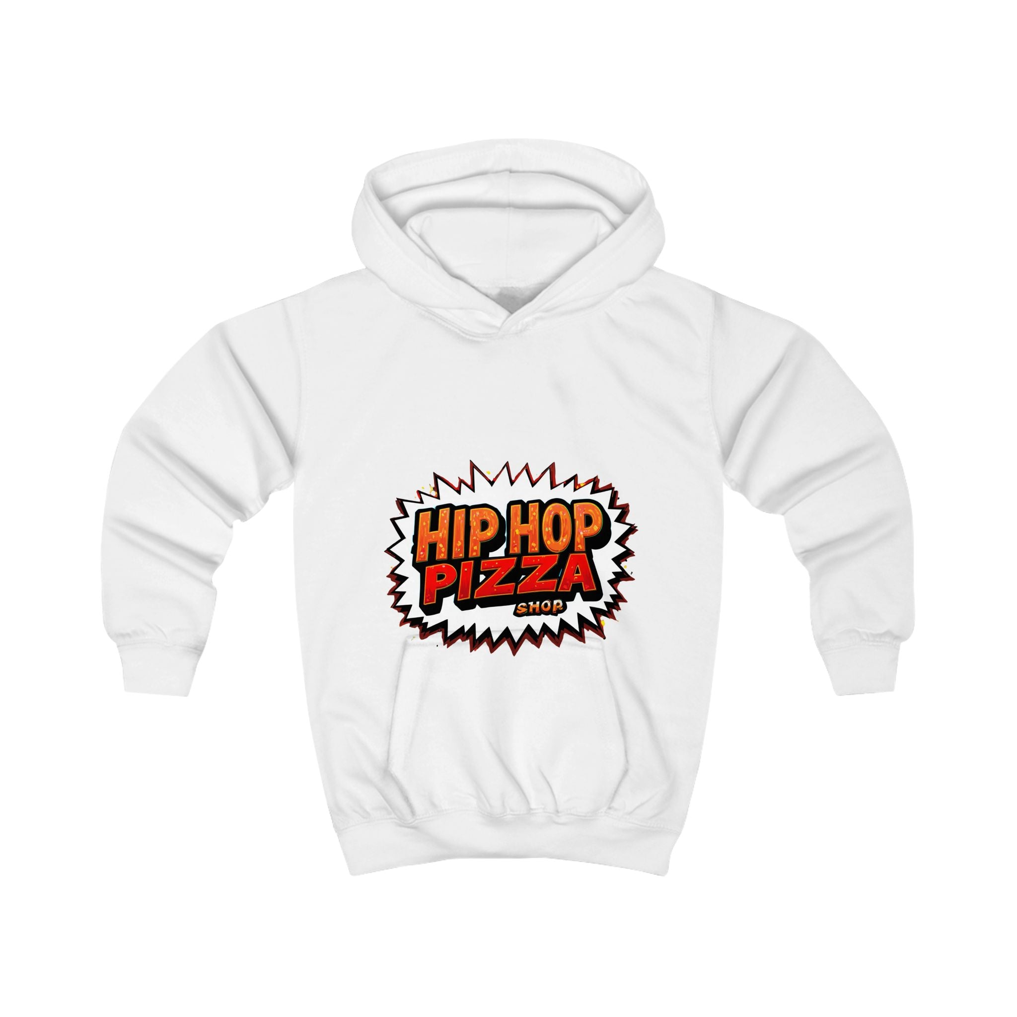 Kids Hoodie — Hip Hop Pizza Graphic Hoodie for Children