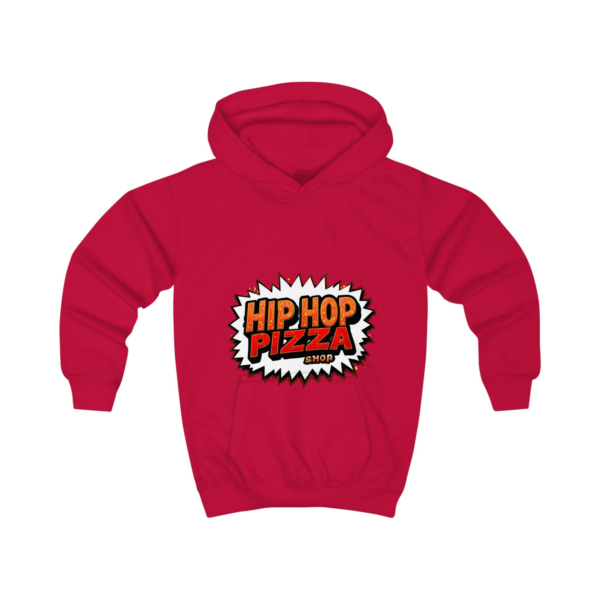 Kids Hoodie — Hip Hop Pizza Graphic Hoodie for Children