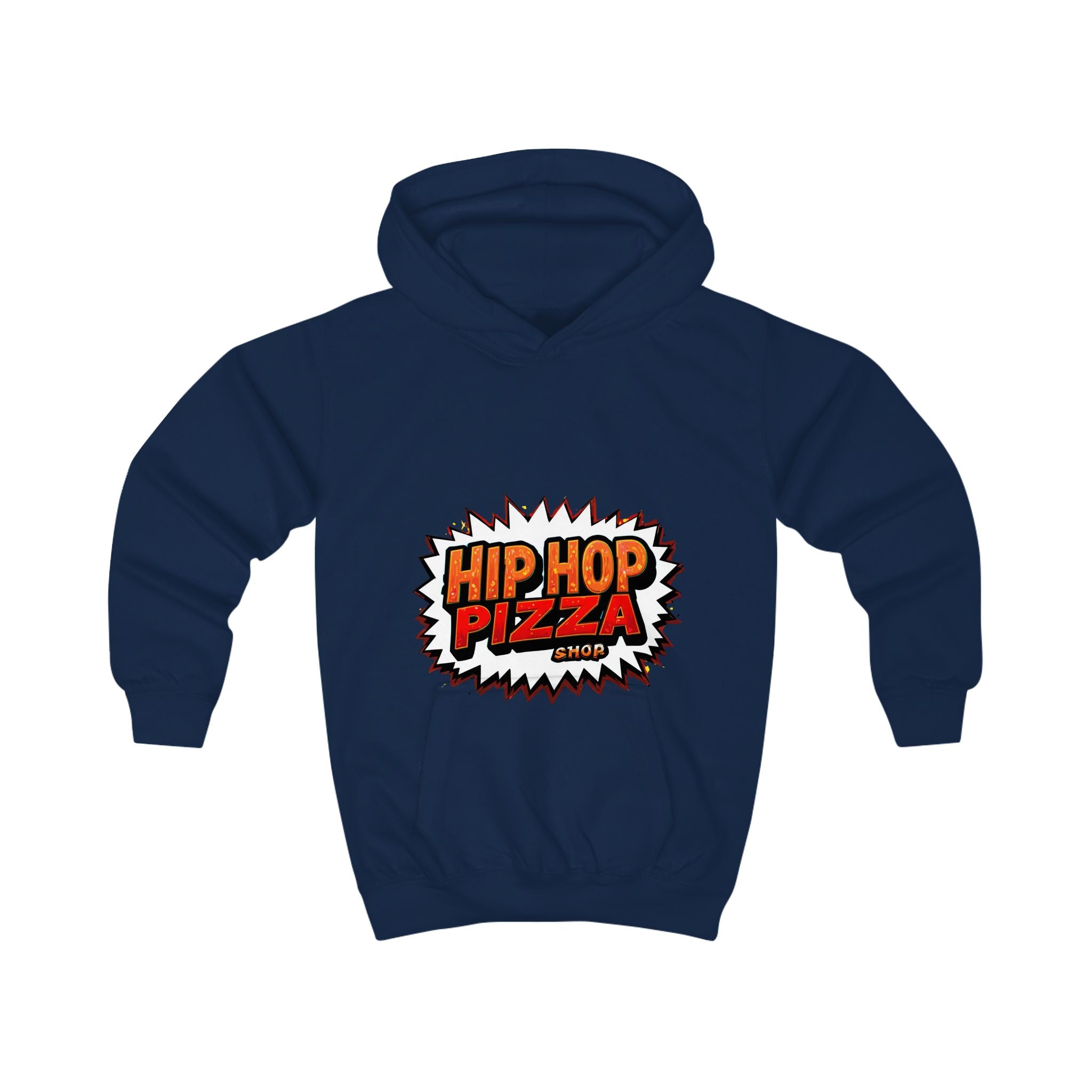 Kids Hoodie — Hip Hop Pizza Graphic Hoodie for Children