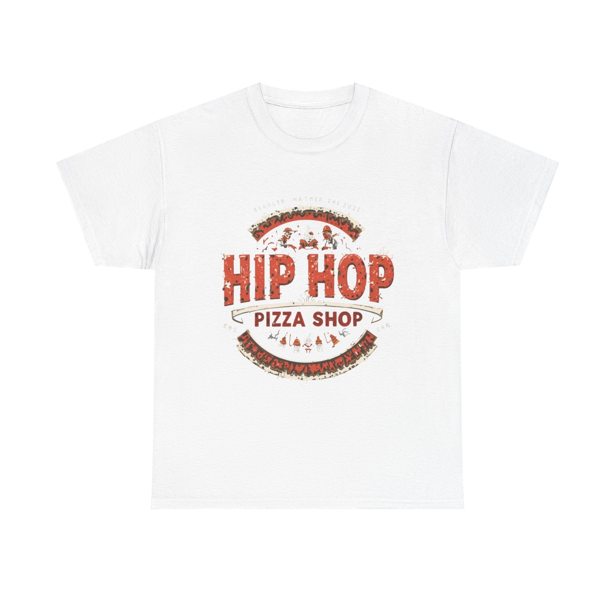 Pizza Shop Logo T‑Shirt — "Hip Hop Pizza Shop" Vintage Style Tee