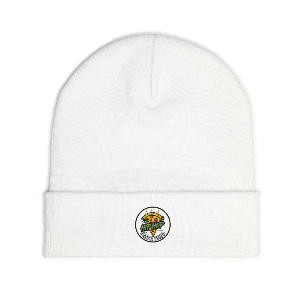 Embroidered Sunflower Bouquet Knit Beanie