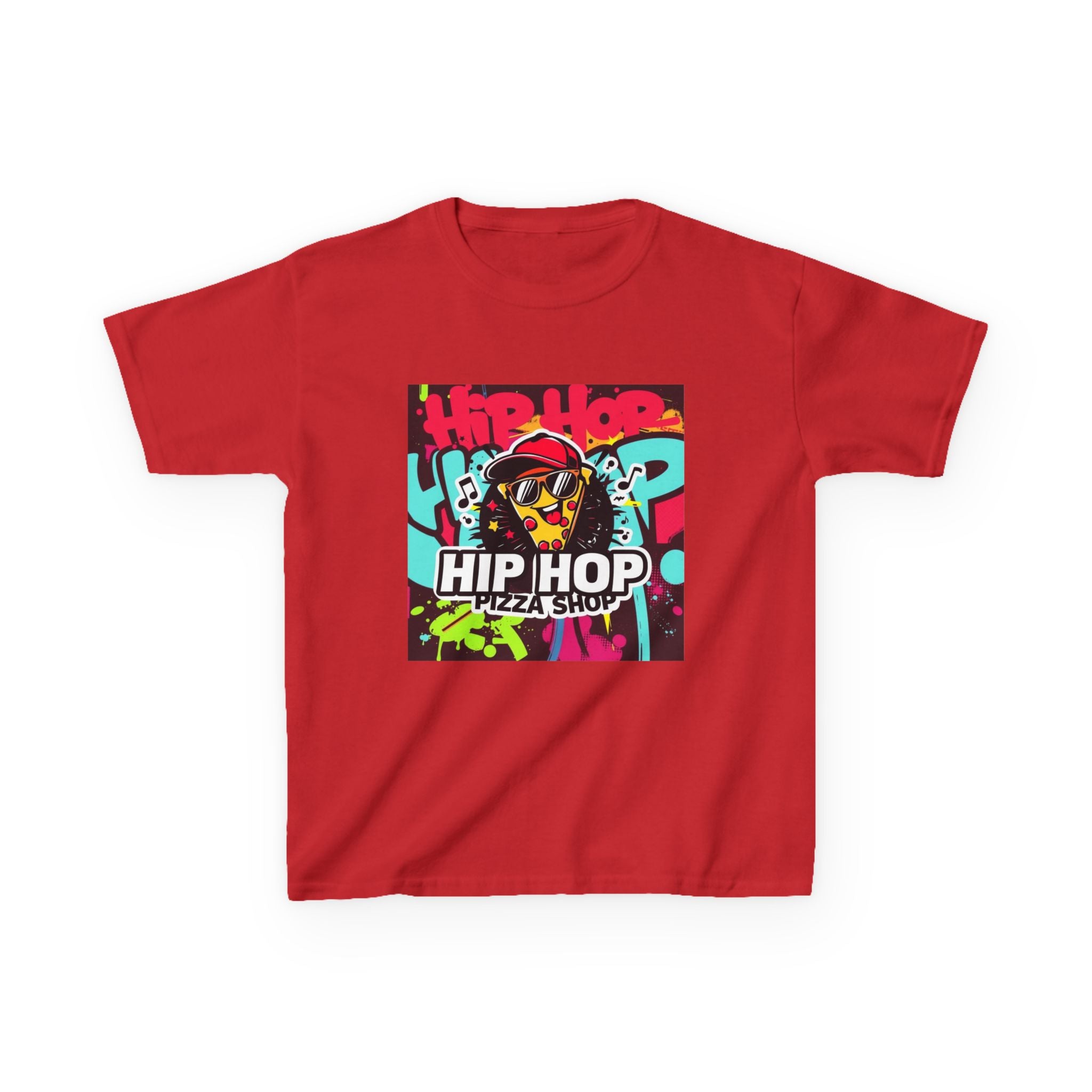Kids Hip Hop Pizza Shop T-Shirt — Urban Graffiti Skate Tee