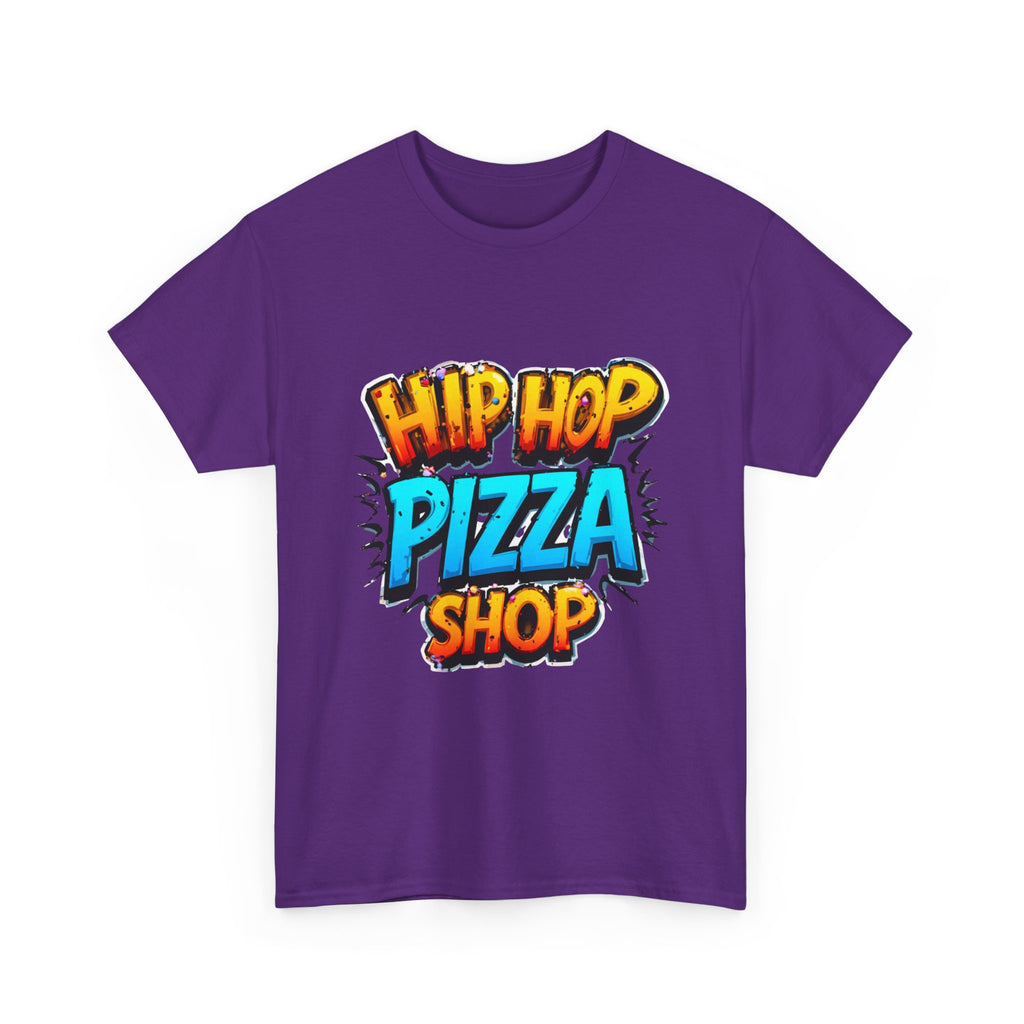 Hip Hop Pizza Shop T-Shirt — Retro Graffiti Logo Tee