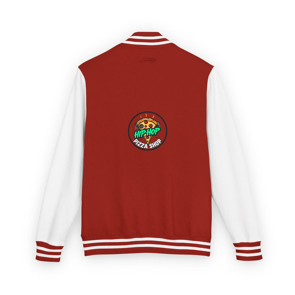 Letterman Jacket - 'Hip Hop Pizza Shop' Retro Varsity Bomber
